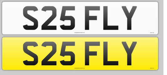 S25 FLY Cherished Number Plate